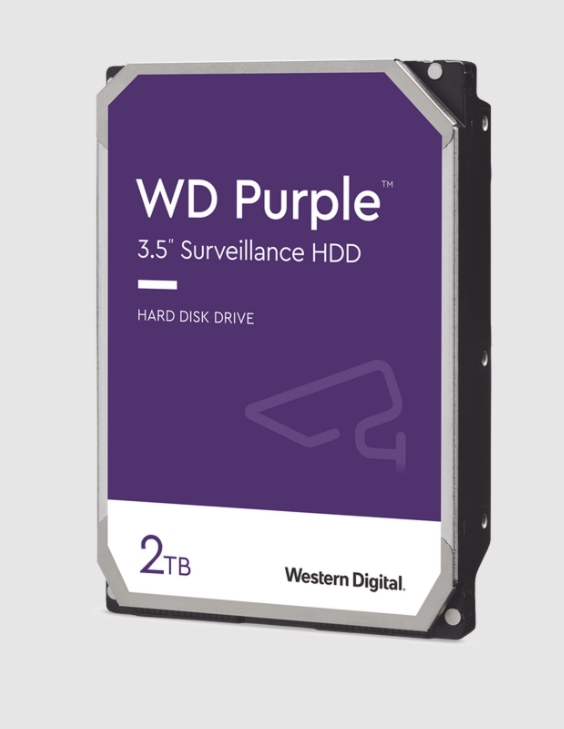 Disco Duro PURPLE de 2TB / 3 AÑOS DE GARANTÍA / Para Videovigilancia