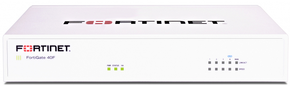 Firewall Fortinet FortiGate 40F, Alámbrico, 5Gbit/s, 4x RJ-45/YA INCLUYE LICENCIA DE 1 AÑO