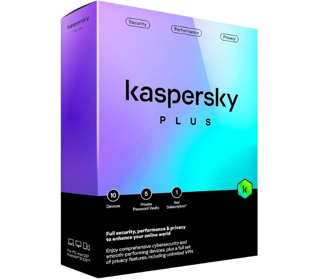 Kaspersky Plus 365 días- 3 Dispositivos